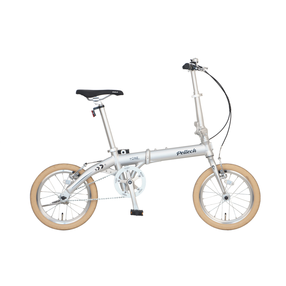 16型軽量アルミ折り畳み自転車 総重量9.8㎏ シングルギア